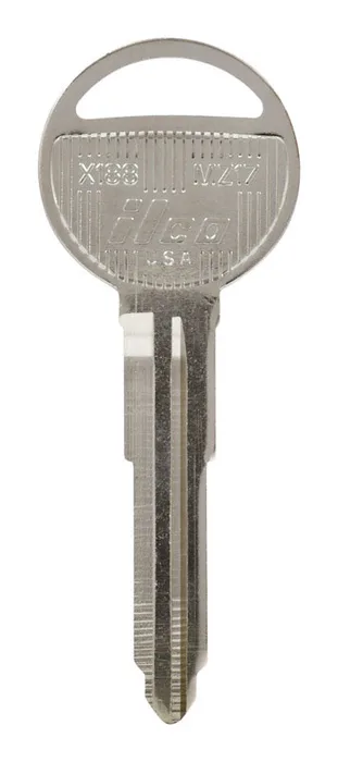 HILLMAN Traditional Key Automotive Key Blank Double For Mazda Silver (Pack of 10)