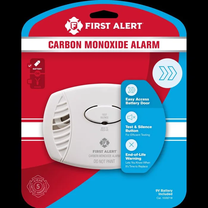 First Alert Battery-Powered Electrochemical Carbon Monoxide Detector (Pack of 3)