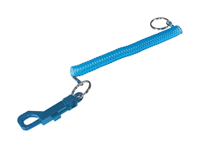 HILLMAN Plastic Assorted Jogger's Wrist Coil Keychain (Pack of 12)