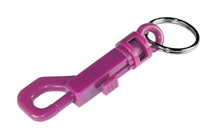 HILLMAN Plastic Multicolored Snap Hook Clip Strip (Pack of 12)