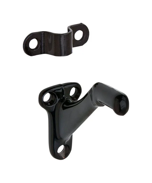 Ives Black Aluminum Handrail Bracket (Pack of 20)