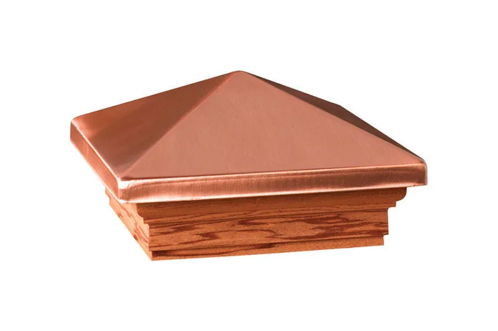 Deckorators 3 in. H X 4 in. W Copper Wood Post Cap (Pack of 6)