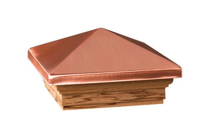 Deckorators 3 in. H X 6 in. W X 6 ft. L Copper Wood Post Cap (Pack of 6)