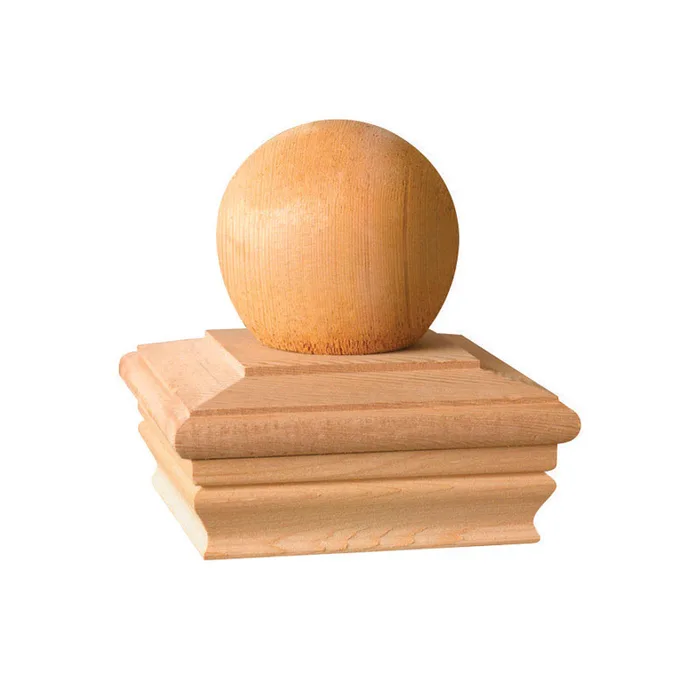 Deckorators 5.5 in. H X 4 in. W Brown Wood Post Cap (Pack of 6)