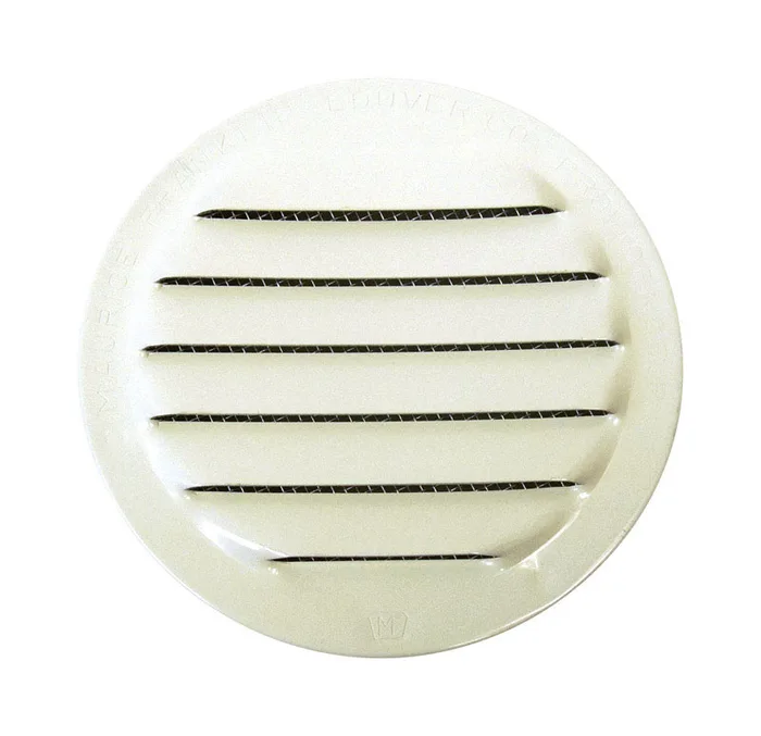 Maurice Franklin Louver 3 in. W X 3 in. L Gloss White Aluminum Mini Louver