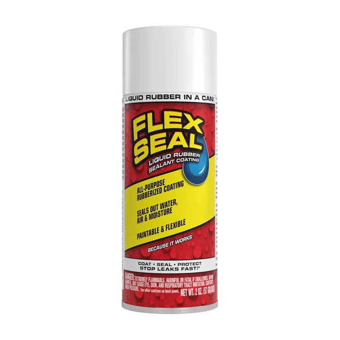 Flex Seal Family of Products Flex Seal MINI White Rubber Spray Sealant 2 oz (Pack of 12)