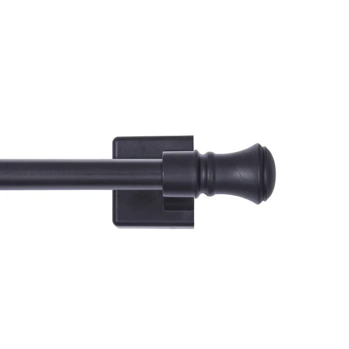 Kenney Black Traditional/Transitional Magnet Cafe Rod 16 in. L X 28 in. L