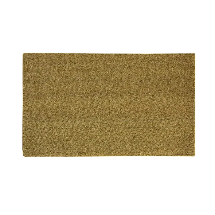 Southern Oaks 18 in. W X 30 in. L Tan Blank Coir Door Mat