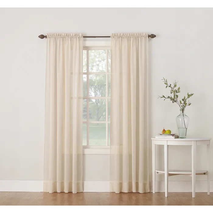 No. 918 Reno Beige Curtain 102 in. W X 84 in. L