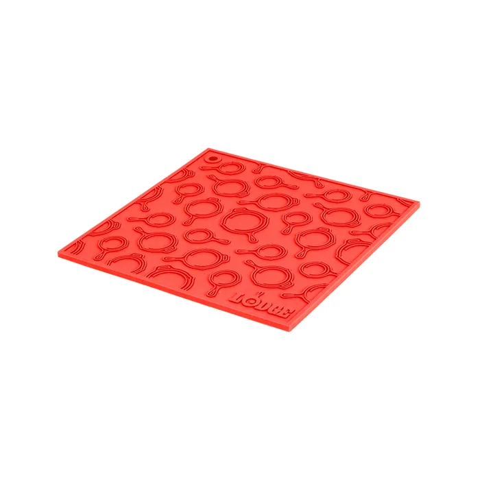 Lodge Red Kitchen Silicone Trivet (Pack of 12)