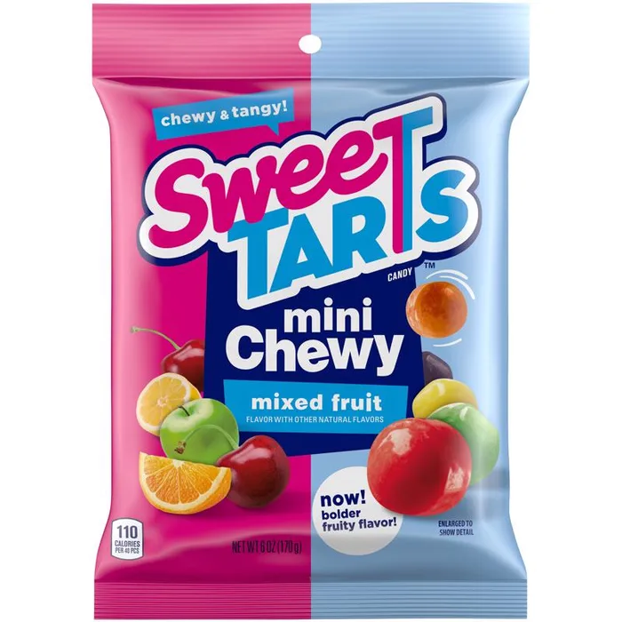SweetTARTS Mixed Fruit Chewy Candy 6 oz (Pack of 12)