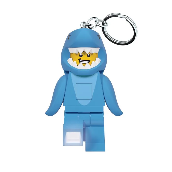 LEGO Classic Plastic Blue Shark Keychain Light