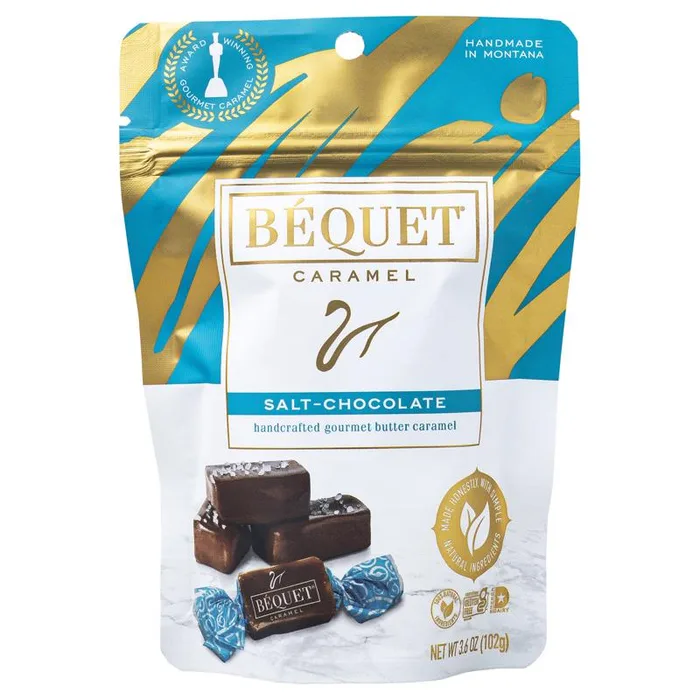 Bequet Salt Chocolate Caramel 3.6 oz (Pack of 12)