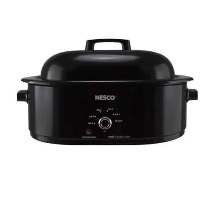 Nesco Black Porcelain 18 qt Roaster Oven 17 in. H X 13 in. W X 24 in. L
