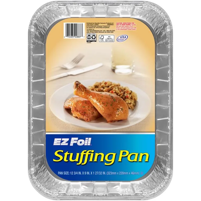 Hefty EZ Foil 9 in. W X 13 in. L Roaster Pan Silver (Pack of 12)