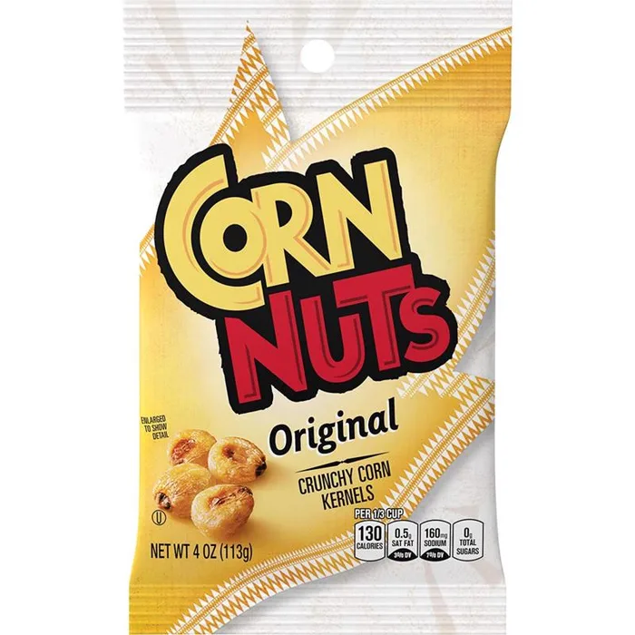 Corn Nuts Original Snack 4 oz Bagged (Pack of 12)