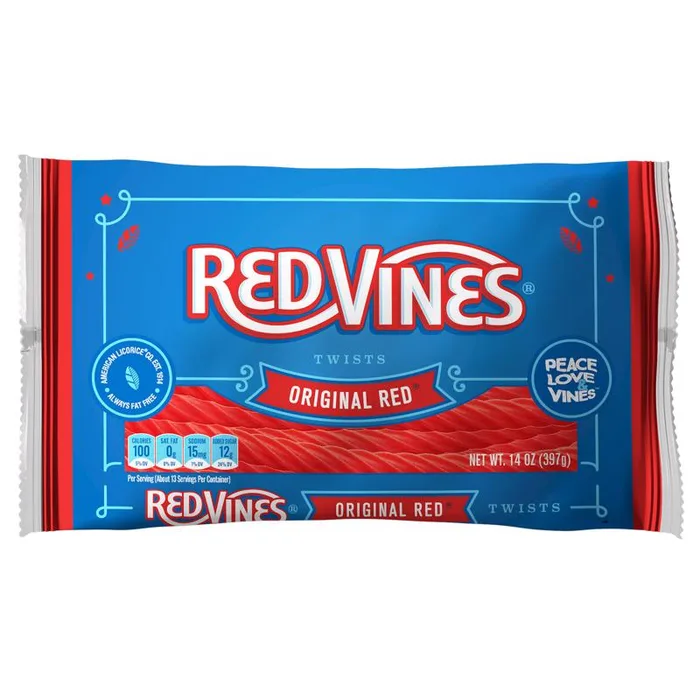 Red Vines Original Red Licorice 14 oz (Pack of 12)