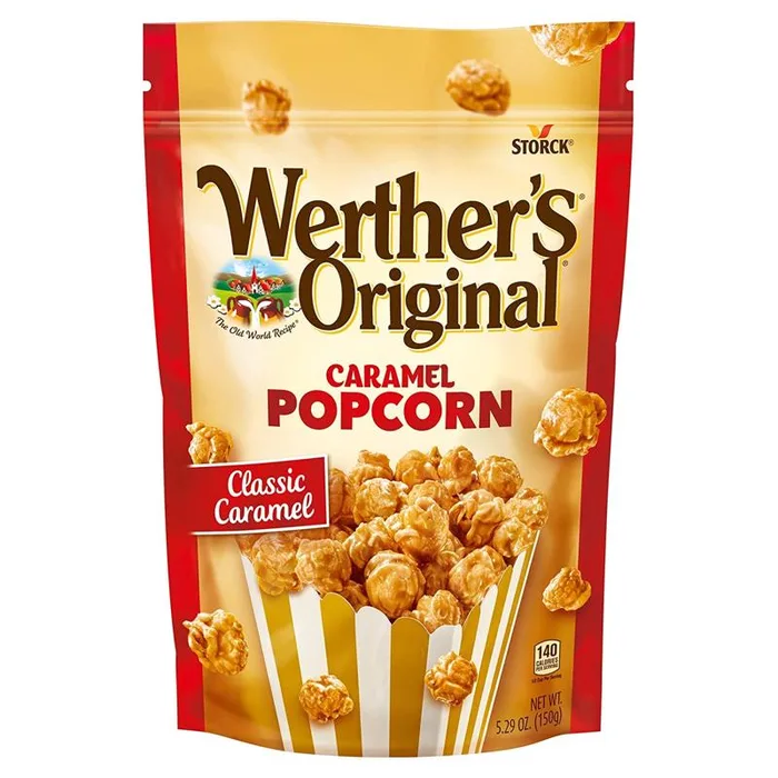 Werther's Original Caramel Popcorn 5.29 oz Bagged (Pack of 10)