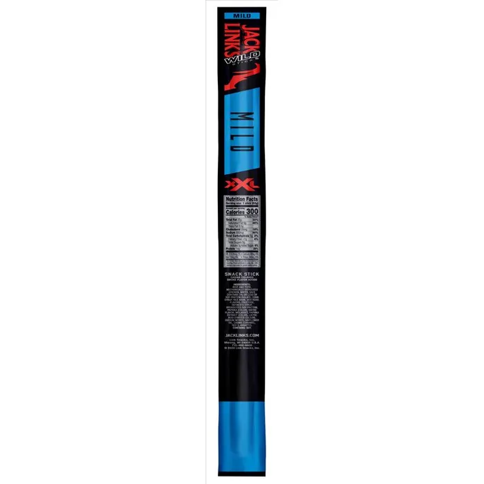 Jack Link's Wild Stick Mild Meat Sticks 2.2 oz Carded (Pack of 24)