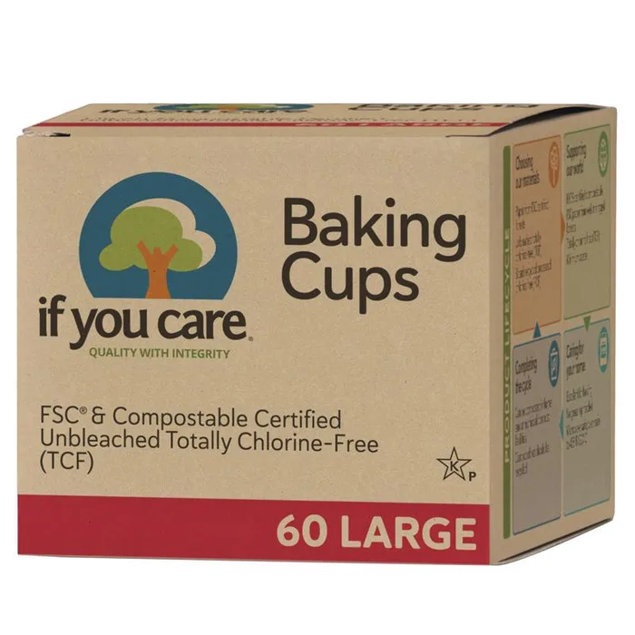 If You Care Brown Paper Baking Cups (Pack of 24)