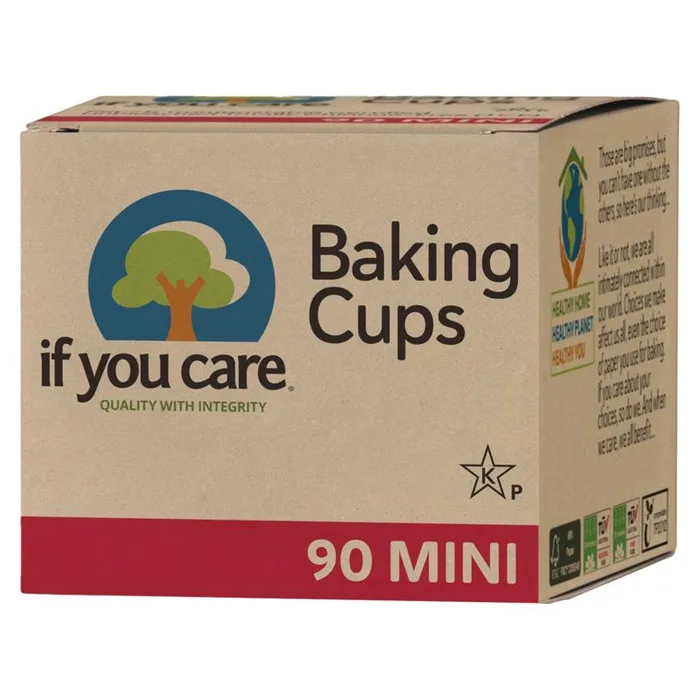 If You Care Brown Paper Mini Baking Cups