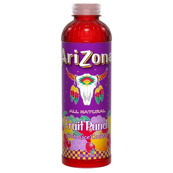 AriZona Fruit Punch Beverage 20 oz 1 pk (Pack of 24)