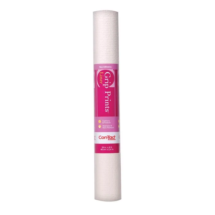 Con-Tact Grip Prints 4 ft. L X 18 in. W Almond Non-Adhesive Shelf Liner (Pack of 6)