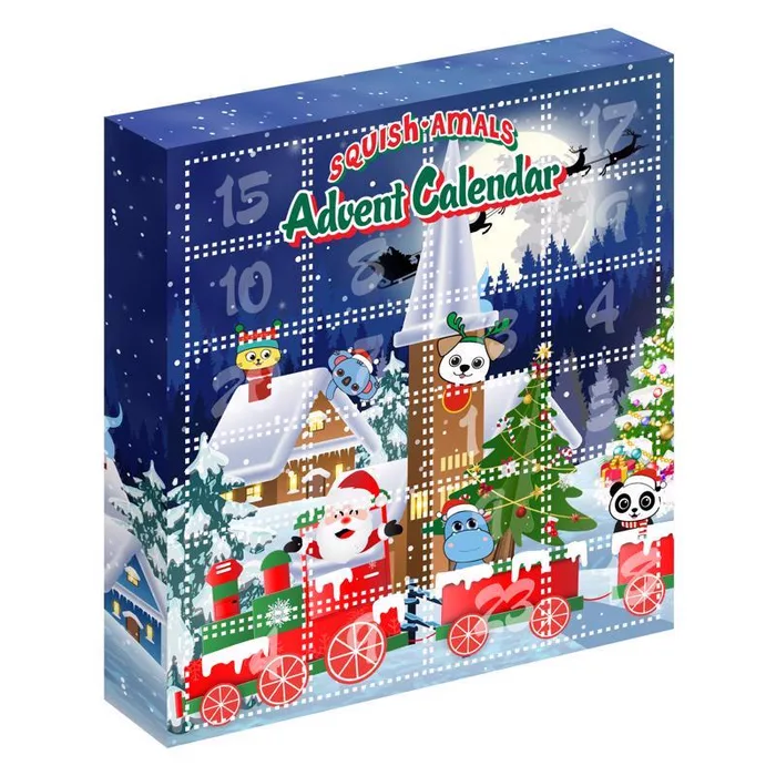 Zorbitz Squishy Advent Calendar Multicolore (Pack of 12)