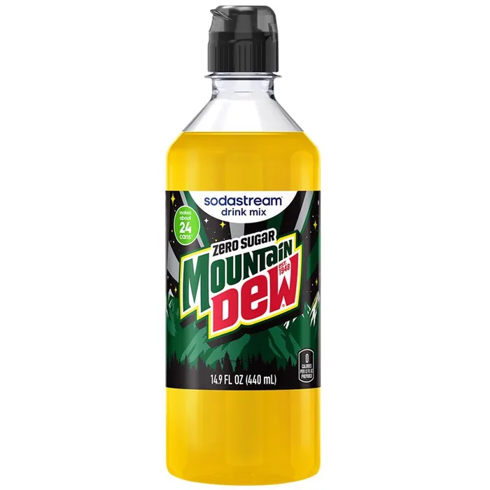 SodaStream Mountain Dew Zero Sugar Soda Mix 440 ml
