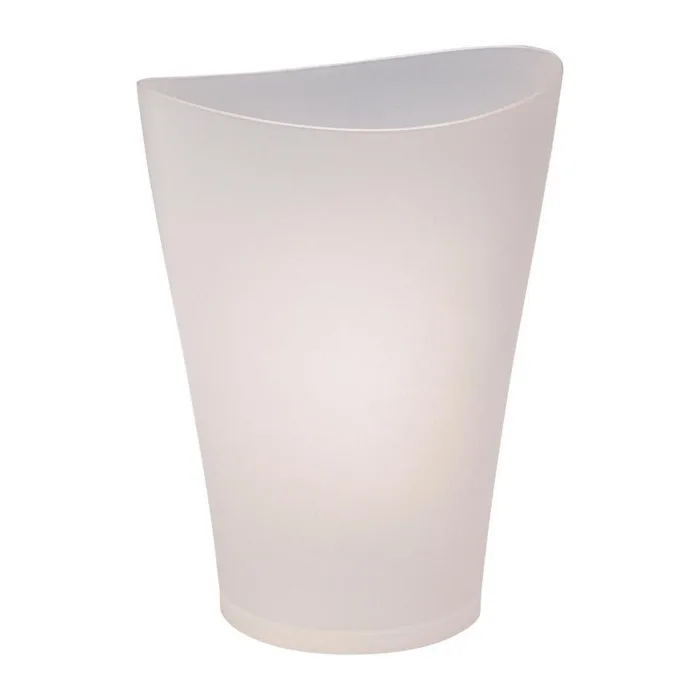 Rubbermaid Spa Works 2.25 gal Clear Plastic Vanity Wastebasket (Pack of 6)
