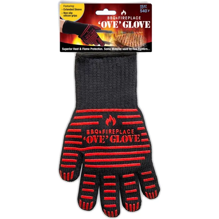 Ove Glove Black/Red Aramid/Cotton Oven Mitt (Pack of 12)