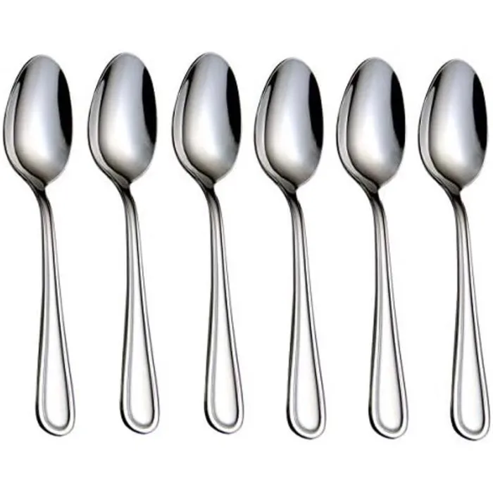 Cambridge Malibu Silver Stainless Steel Teaspoon Set 6 pc (Pack of 12)