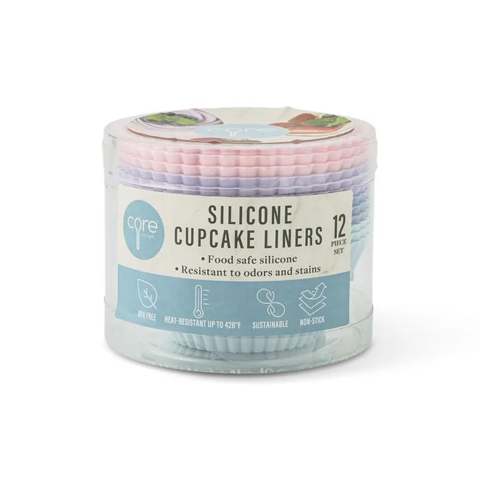 Core Kitchen Cupcake Cups Assorted 12 pc (Pack of 6)