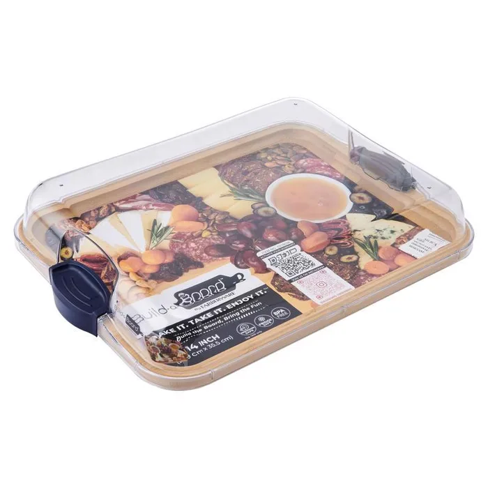 Lifetime Brands 14 in. L X 11 in. W Bamboo Cutting Board & Serve Tray (Pack of 2)