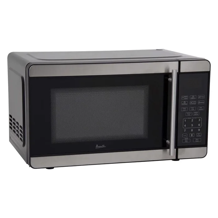 Avanti 0.7 cu ft Black/Silver Microwave 700 W