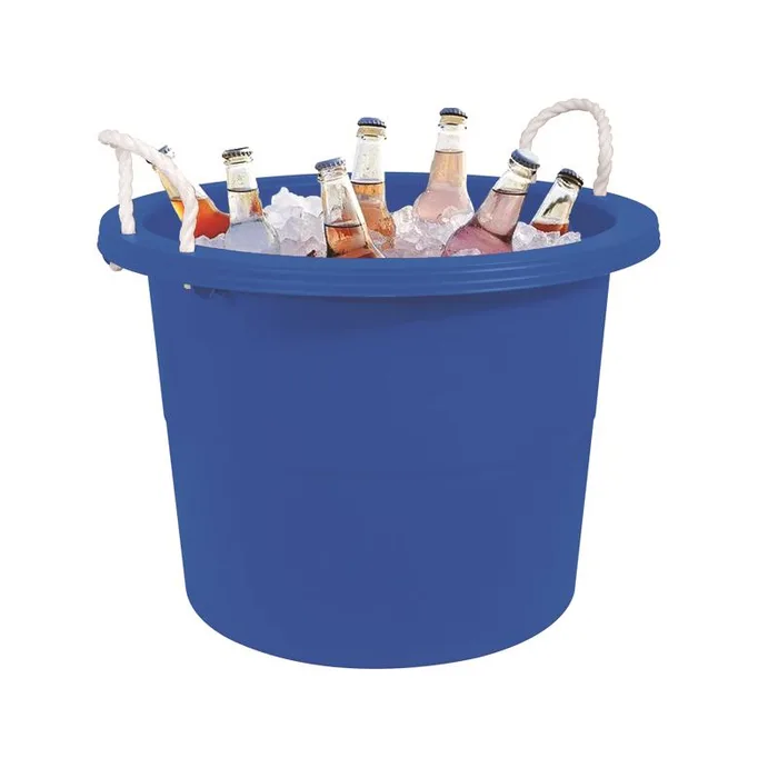 Gracious Living 17.8 gal Blue Utility Tote 16.75 in. H X 22.5 in. W X 22.5 in. D (Pack of 9)