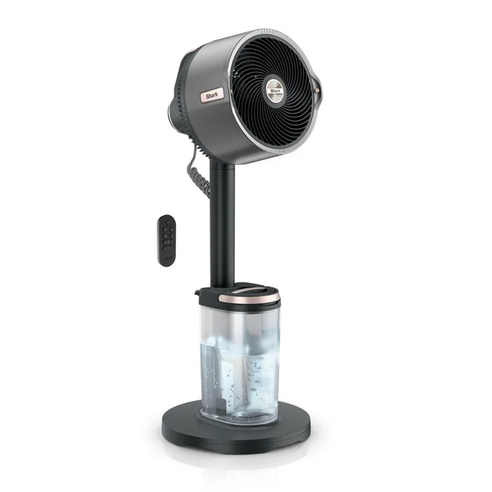 Shark FlexBreeze 36.77 in. H 5 speed Oscillating Tabletop Misting Fan Remote Control