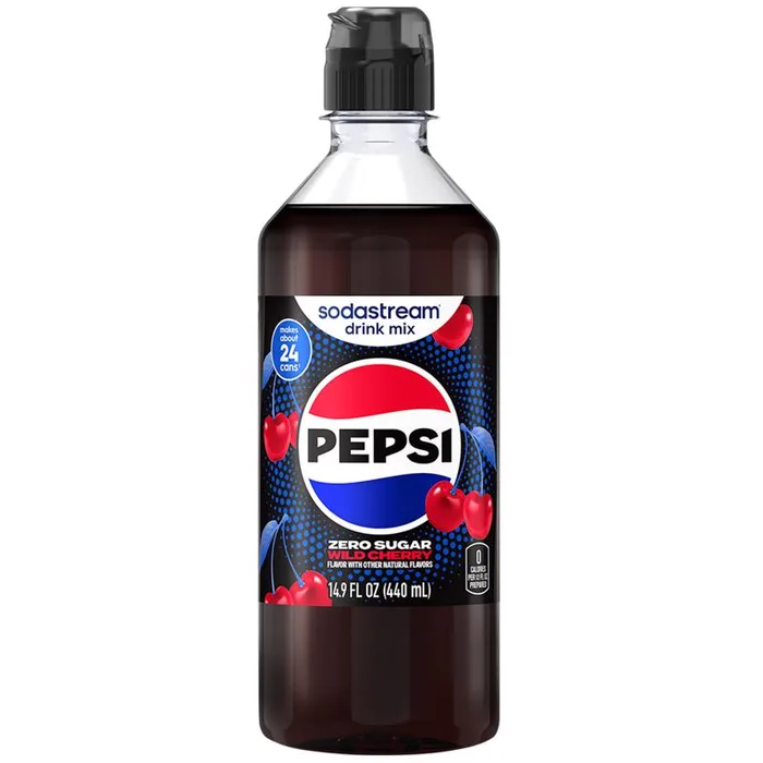 SodaStream Pepsi Zero Sugar Cherry Soda Mix 440 ml 1 pk