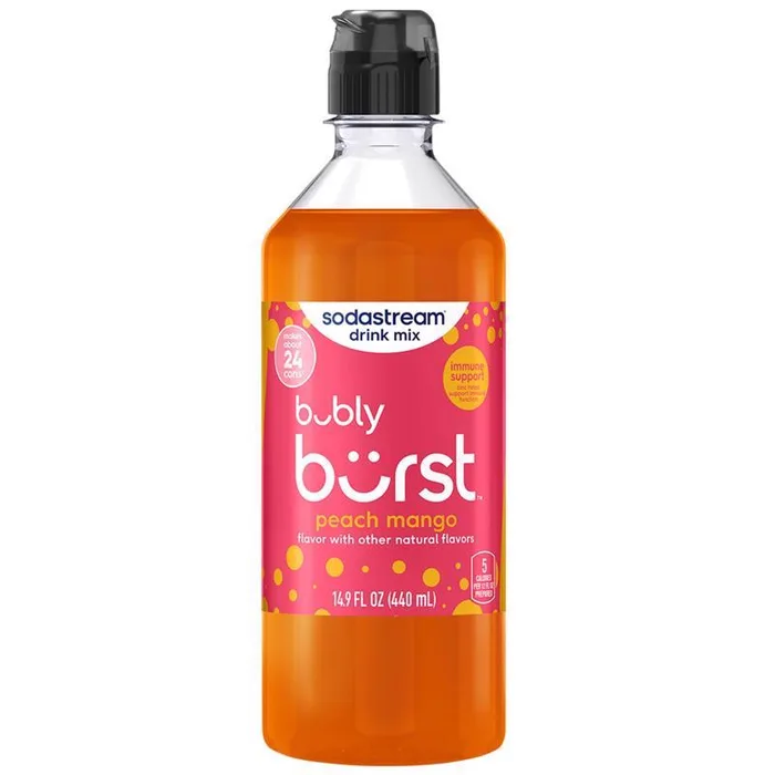 SodaStream Bubly Burst Peach Mango Soda Mix 440 ml 1 pk