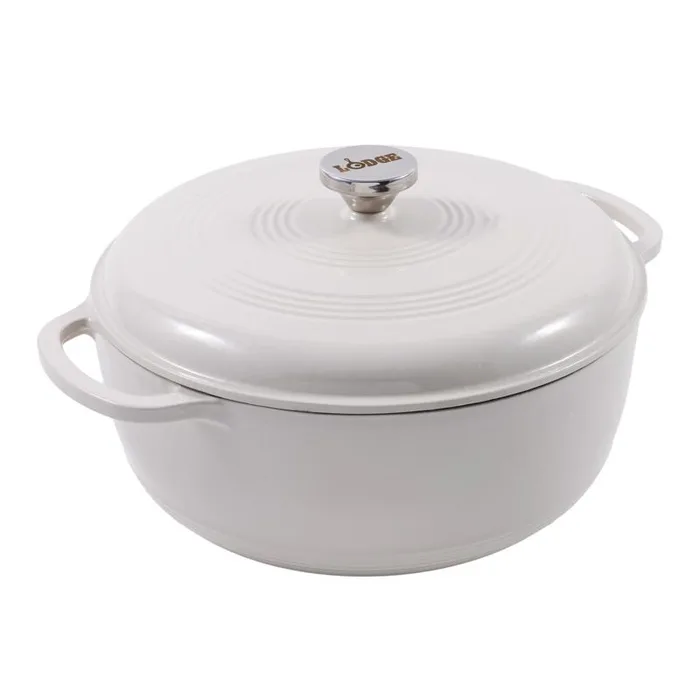Lodge Cast Iron Dutch Oven 11.5 in. 6 qt Oyster