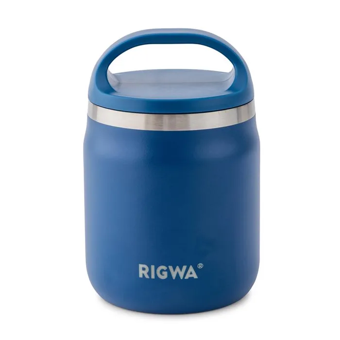 Rigwa Life 20 oz Navy Vacuum Insulated Food Jar 1 pk (Pack of 6)