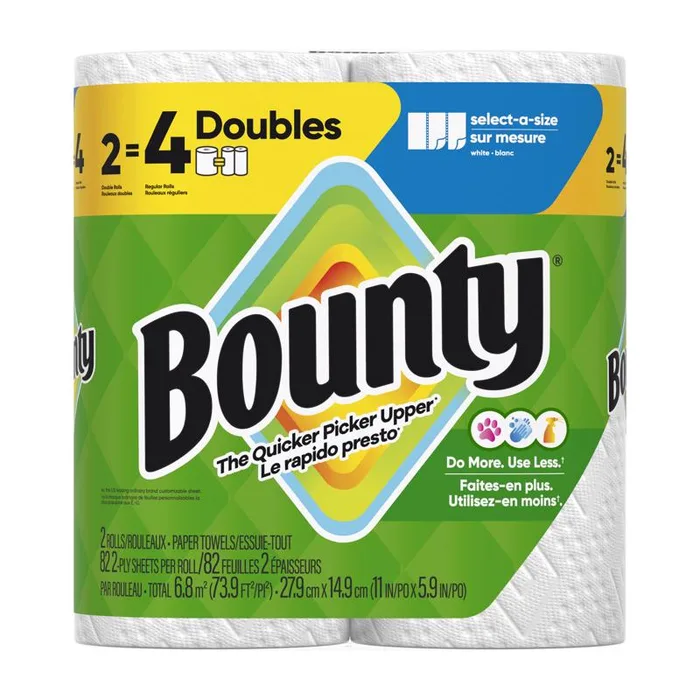 Bounty Paper Towels 82 sheet 2 ply 2 pk (Pack of 6)
