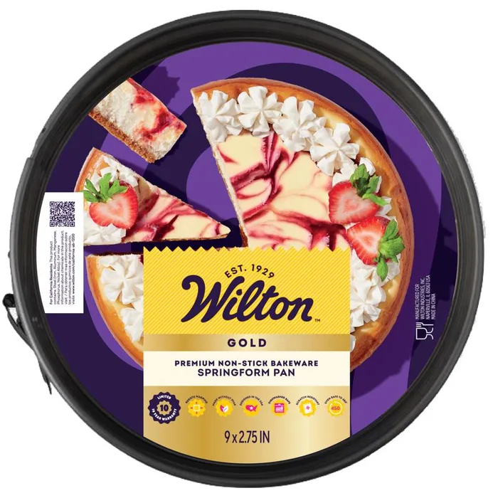 Wilton Gold 9 in. L 3 in. Springform Pan Gray 1 pc
