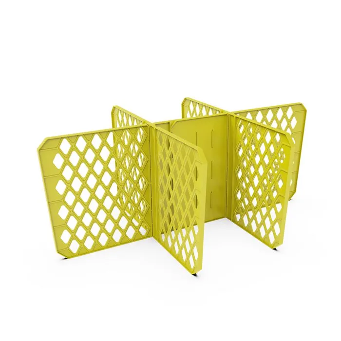 Organize-it 27 gal Yellow Storage Tote Divider 14.35 in. H X 9.84 in. W X 2.27 in. D (Pack of 8)