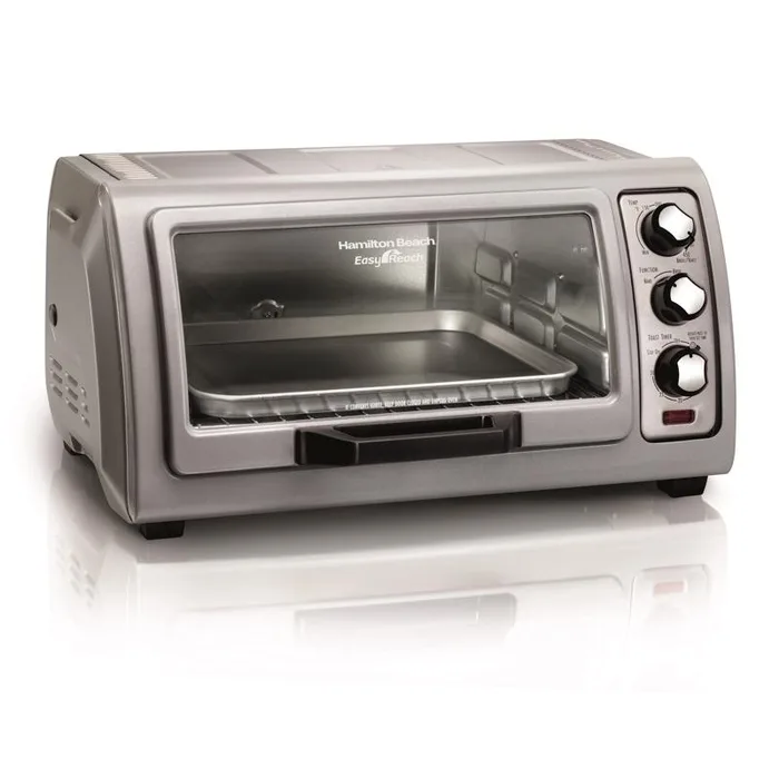 Hamilton Beach Metal Silver 6 slot Toaster Oven 10.81 in. H X 20.13 in. W X 16.69 in. D