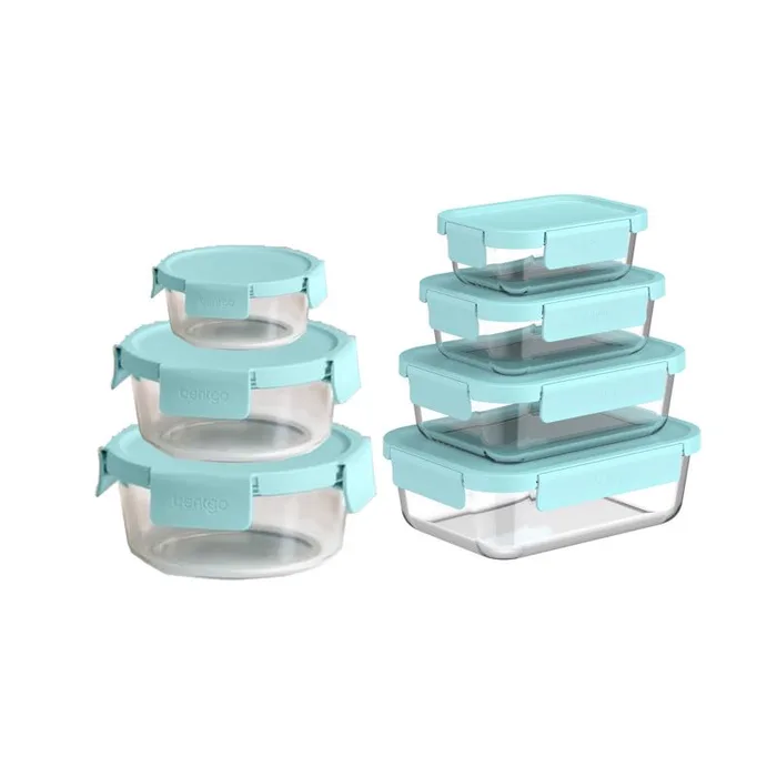 Bentgo Aqua Food Storage Container Set 7 pk (Pack of 2)