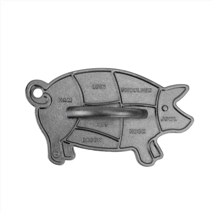 Lodge Cast Iron Bacon Press 5.5 in. Black