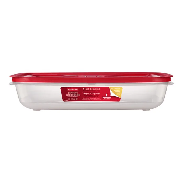 Rubbermaid Easy Store 28.8 cups Clear Food Container and Lid 1 pk (Pack of 2)