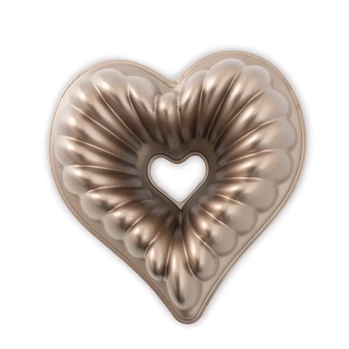 Nordic Ware 10.5 in. W X 11 in. L Heart Bundt Pan Pink 1 pc