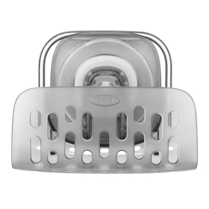 OXO Good Grips 3 in. L X 4 in. W X 3 in. H Plastic/Stainless Steel Sponge Holder